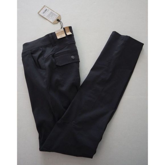 PrAna W4119TL23 Womens Sz 0 Coal Gray Halle Straight - Tall Inseam 34" Pants $89 - Picture 6 of 8